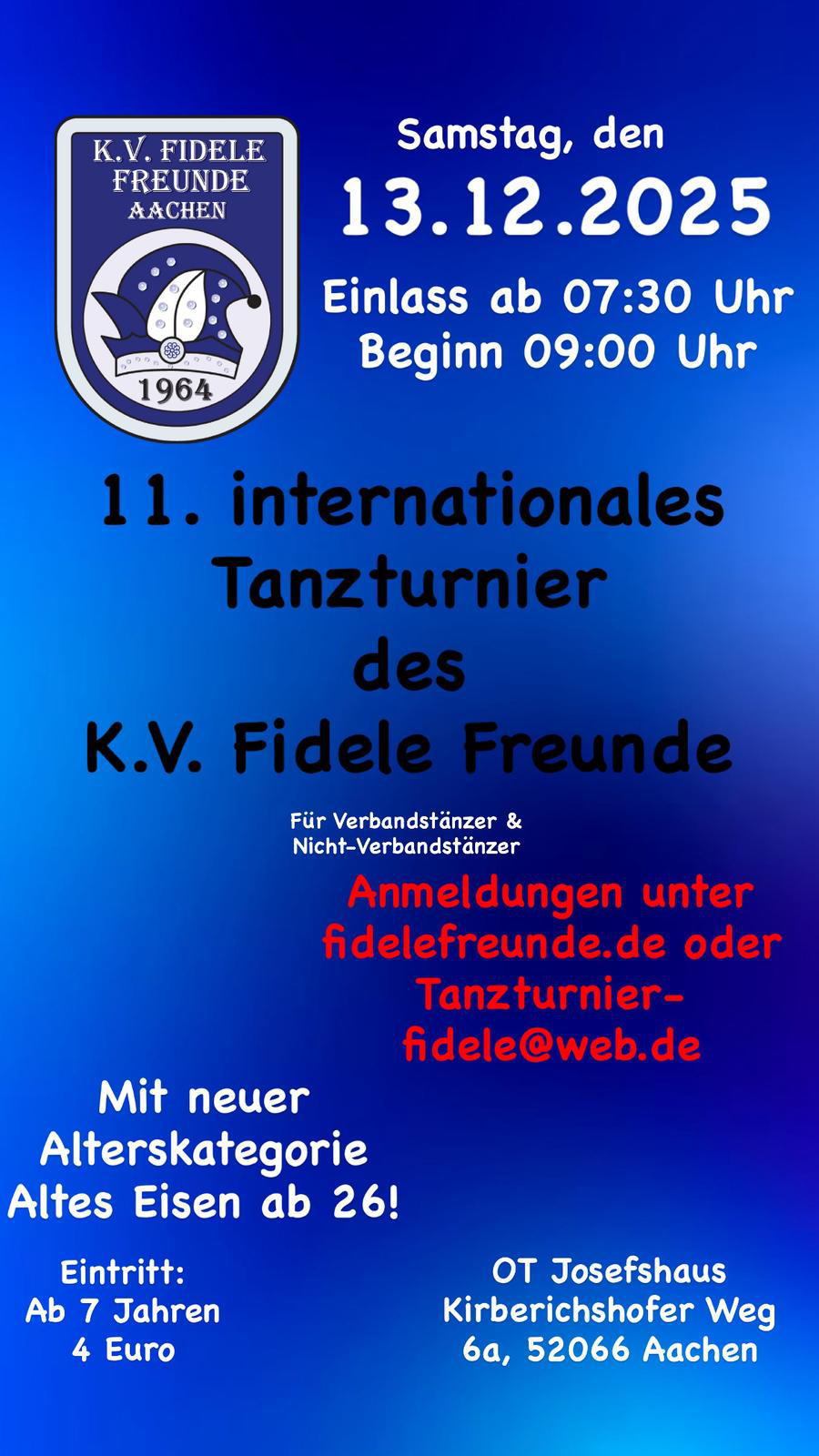 Plakat zur Ausschreibung